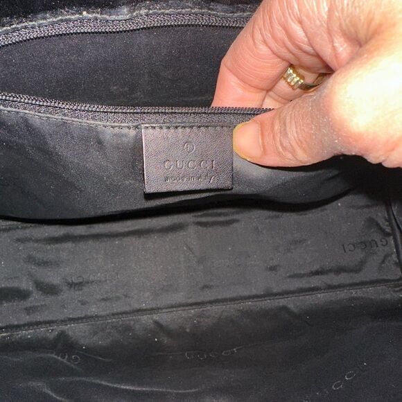 Gucci Black Jackie Bag with Silver-Tone Closure - Picture 10 of 11